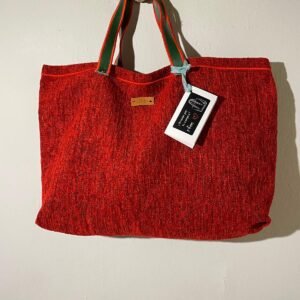 bolso terciopelo rojo (bufanda a juego)