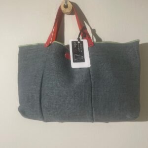 bolso lino azul