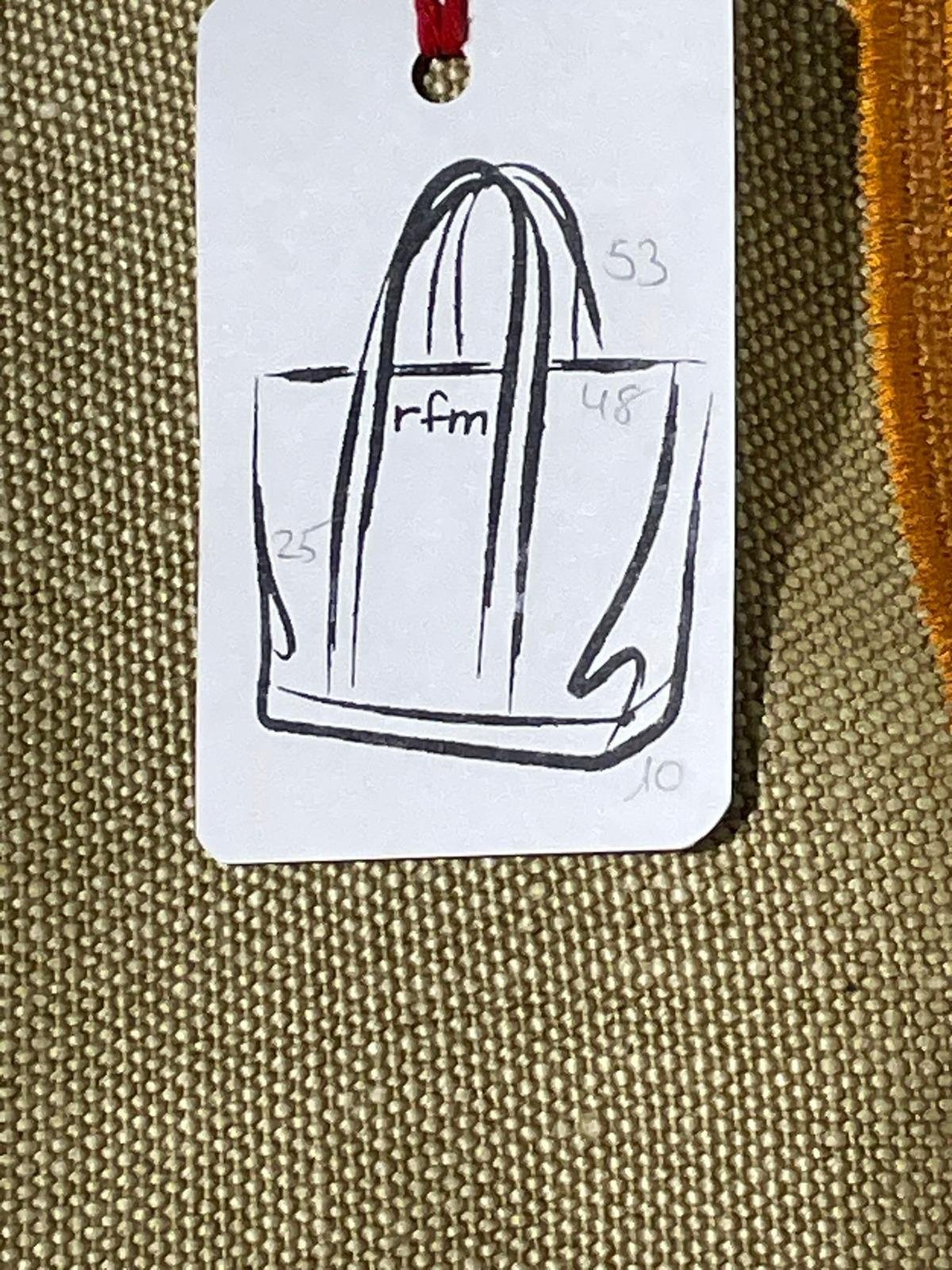 bolso lino beig y caldera combinado - Imagen 2