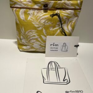 neceser de lino estampado