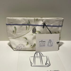 neceser de algodón estampado flores